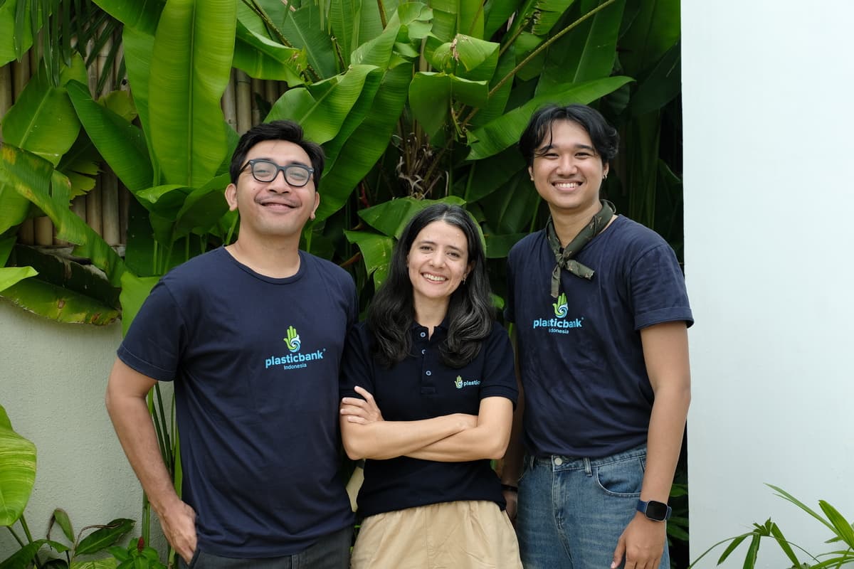 Plastic Bank partner success team members in Indonesia