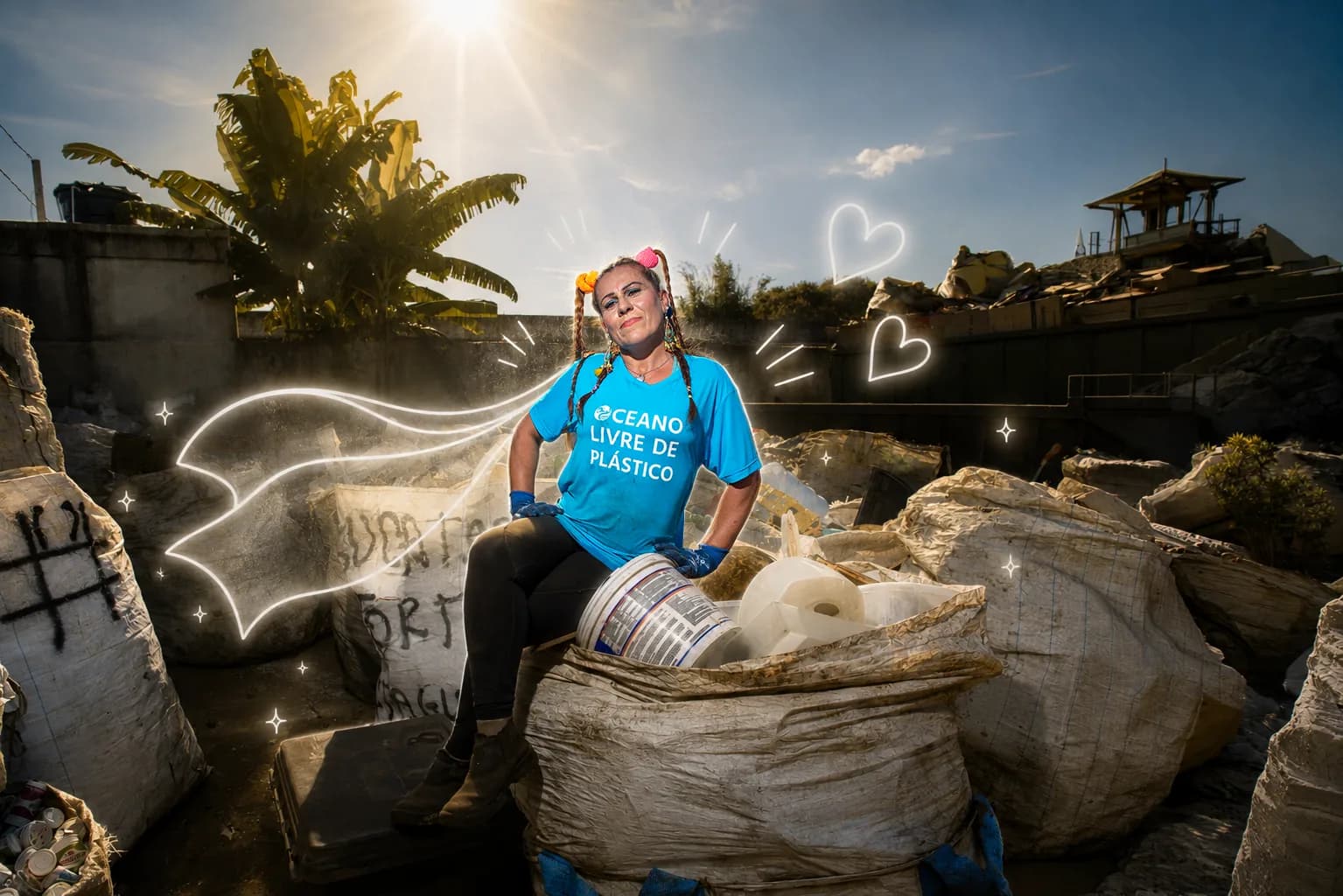 Plastic Bank collection members in Rio de Janeiro, Brazil