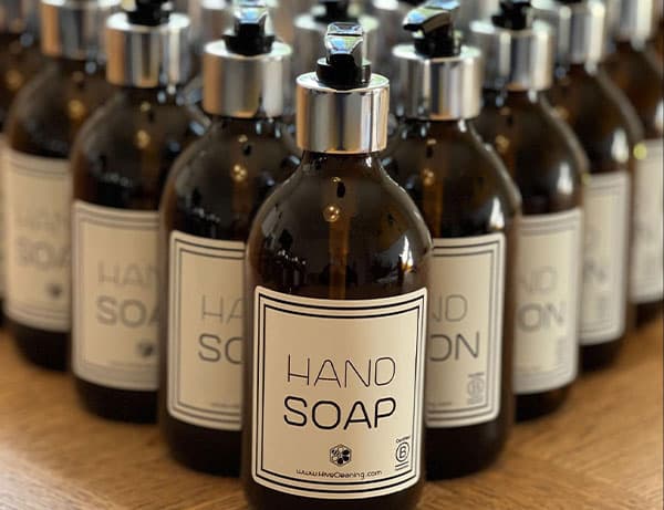 Hive Cleaning's hand soap