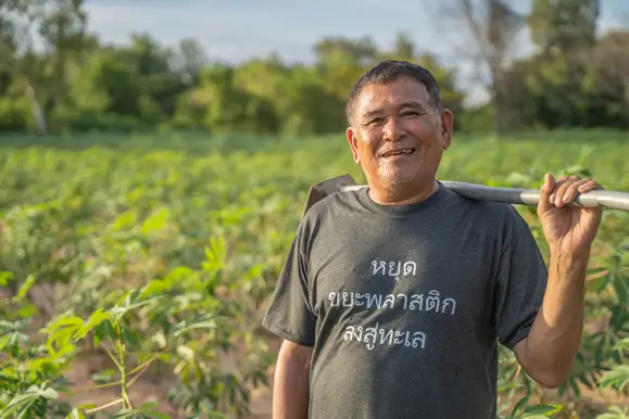 Plastic Bank member Umnuay, from Thailand.